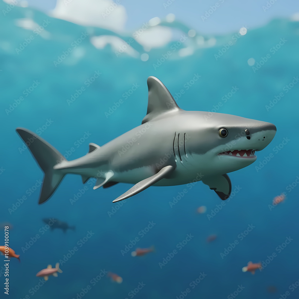 Obraz premium shark in the sea