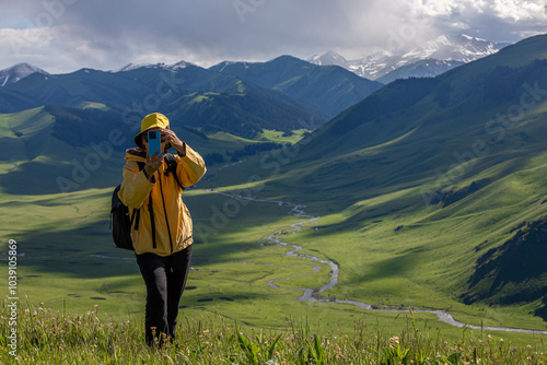 hiker with backpack