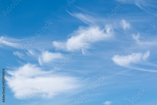 blue sky with clouds