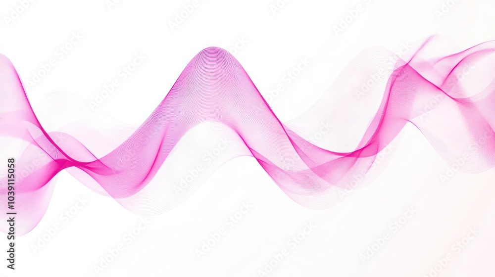 Abstract Pink Waves Abstract Pink Waves