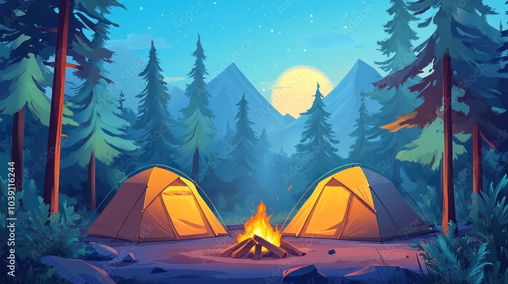 Camping in the Wilderness Camping in the Wilderness
