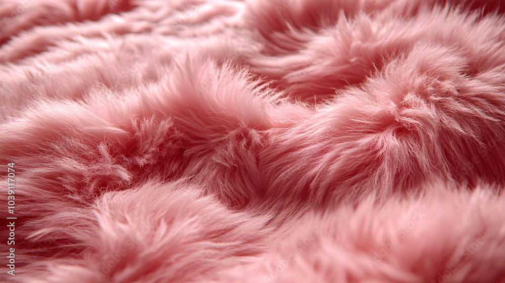 Close-up of soft, fluffy pink fur texture. Cozy and bright texture image, perfect for backgrounds, fashion design and soft textile concepts. Creates a homey atmosphere. Close-up of soft, fluffy pink fur texture. Cozy and bright texture image, perfect for backgrounds, fashion design and soft textile concepts. Creates a homey atmosphere.