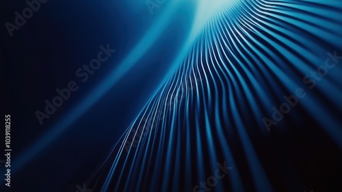 Abstract Blue Lines Background
