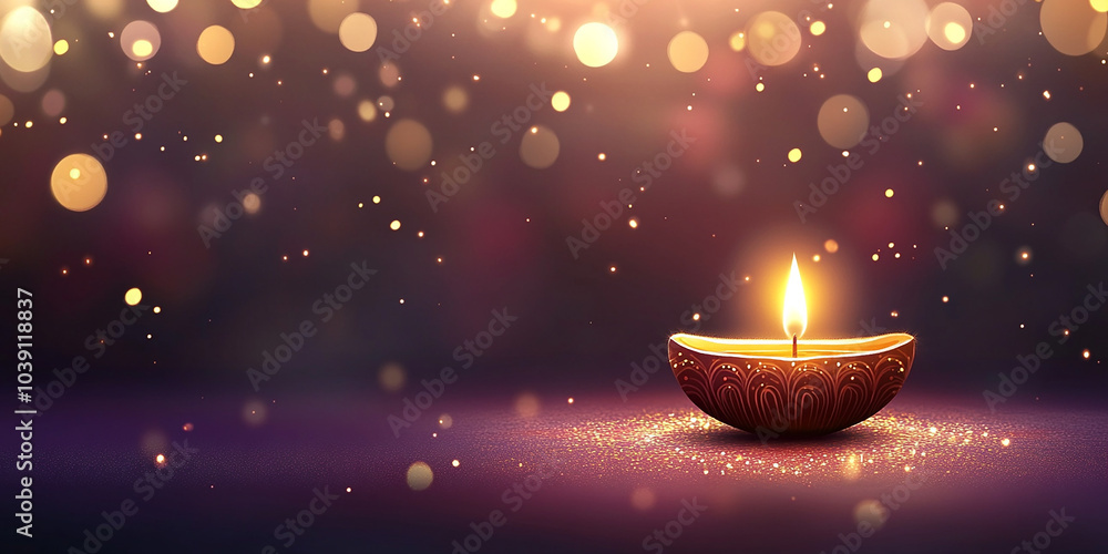 Diwali festival greeting card with diya lamp colorful copy space background Diwali festival greeting card with diya lamp colorful copy space background