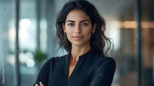 Free Download Portrait of beautyful and confident business woman.  - GFXLoad