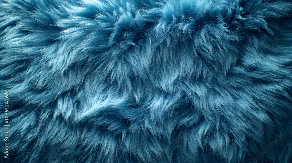 Close-up of soft, fluffy blue fur texture. Cozy and bright texture image, perfect for backgrounds, clothing designs and soft textile concepts. Creates a homey atmosphere. Close-up of soft, fluffy blue fur texture. Cozy and bright texture image, perfect for backgrounds, clothing designs and soft textile concepts. Creates a homey atmosphere.
