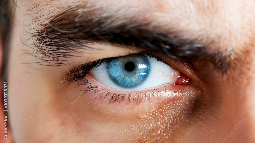 Obraz premium Experts warn that eye irritation may be caused by unexpected sources. allergies, eye health, dust mites, pet dander, indoor air pollution, dryness, itchy eyes,redness, lifestyle, prolonged screen expo