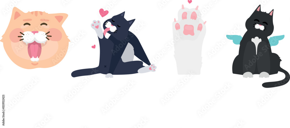 Fototapeta premium AdobeStock_cats