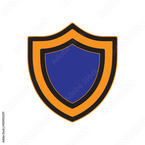 Free Download shield logo icon art illustration - GFXLoad
