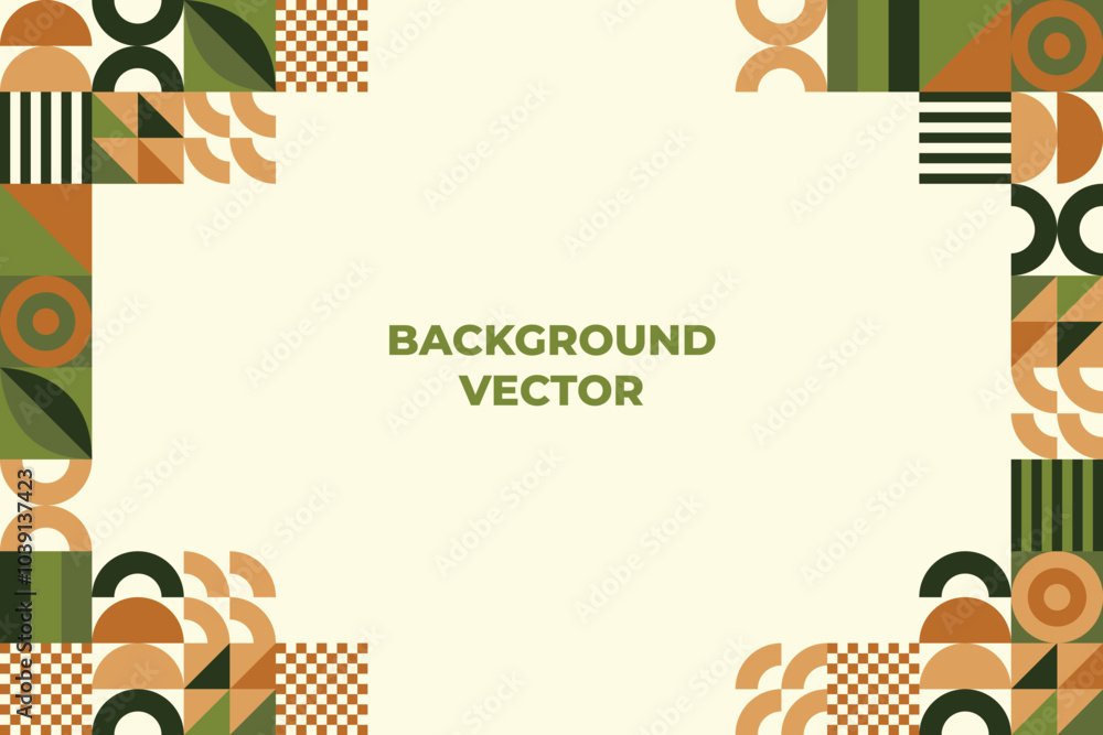 Obraz premium geometric shapes mosaic background