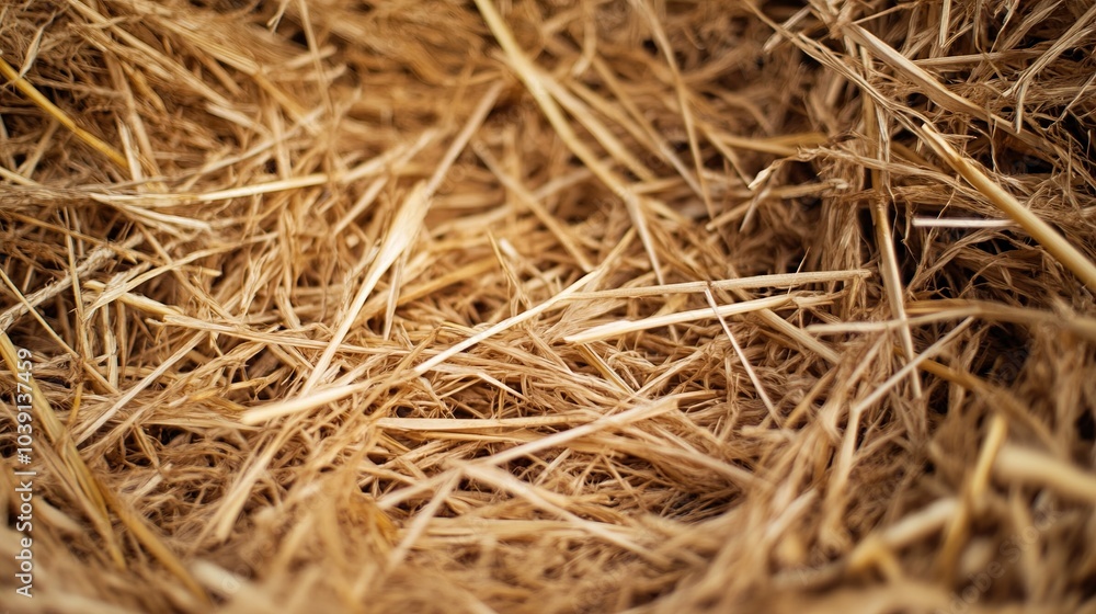 Golden Hay Texture: A Close-Up View of Rustic Beauty Golden Hay Texture: A Close-Up View of Rustic Beauty