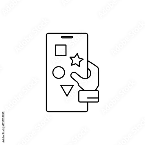 Mobile game puzzle icon, Mobile Games Icon