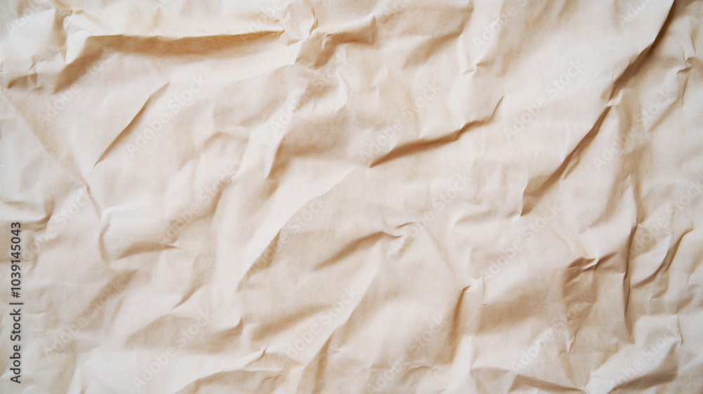 White Wrinkled Paper Texture Background, Abstract Pattern White Wrinkled Paper Texture Background, Abstract Pattern