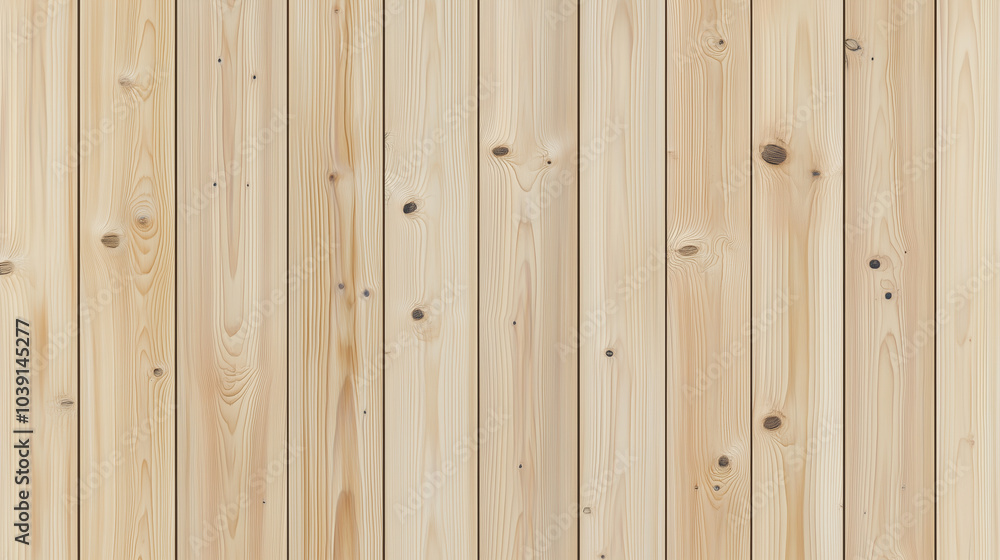 Fototapeta premium Light Wood Planks Texture Seamless Pattern