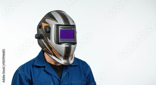 Welder in Protective Gear