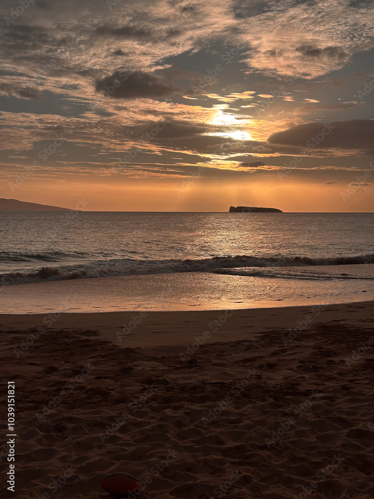 sunset on the beach sunset on the beach