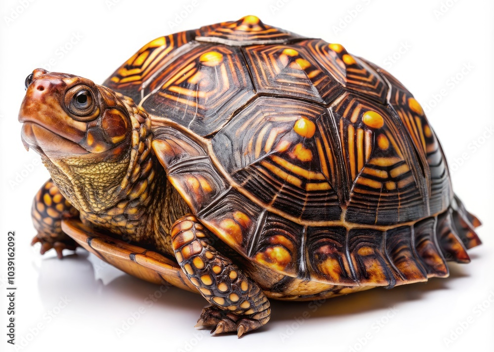 Beautiful Ornate Box Turtle on a transparent background, showcasing nature's design through stunning patterns and textures, perfect for enriching your wildlife photography collection. Beautiful Ornate Box Turtle on a transparent background, showcasing nature's design through stunning patterns and textures, perfect for enriching your wildlife photography collection.