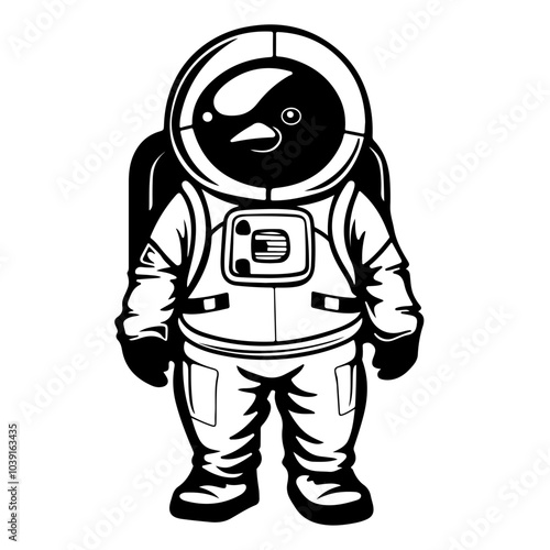 Penguin Astronaut