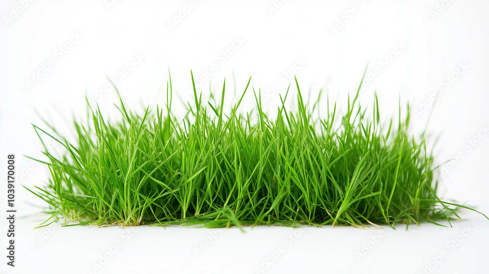 Spring summer realistic green grass isolated on white background Spring summer realistic green grass isolated on white background