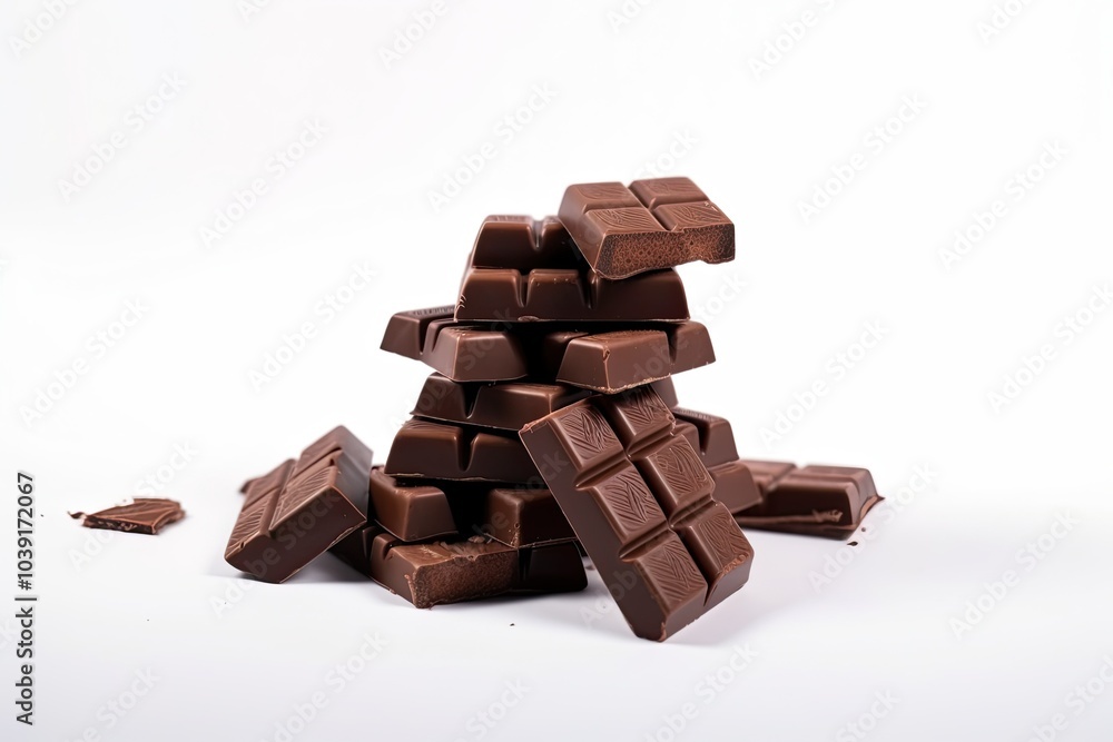 Cocoa powder, Dark chocolate with nuts.AI generated . Cocoa powder, Dark chocolate with nuts.AI generated .