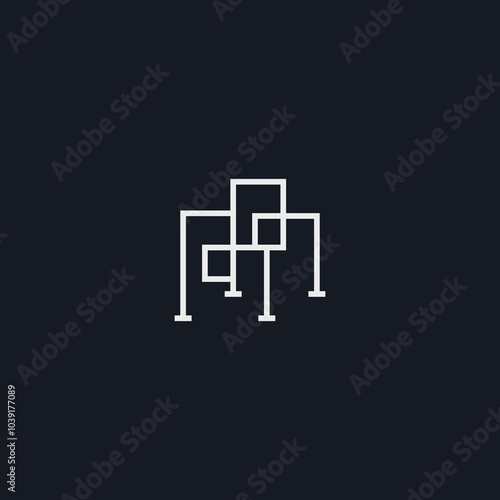 3d graphic of a symbol glittering on black