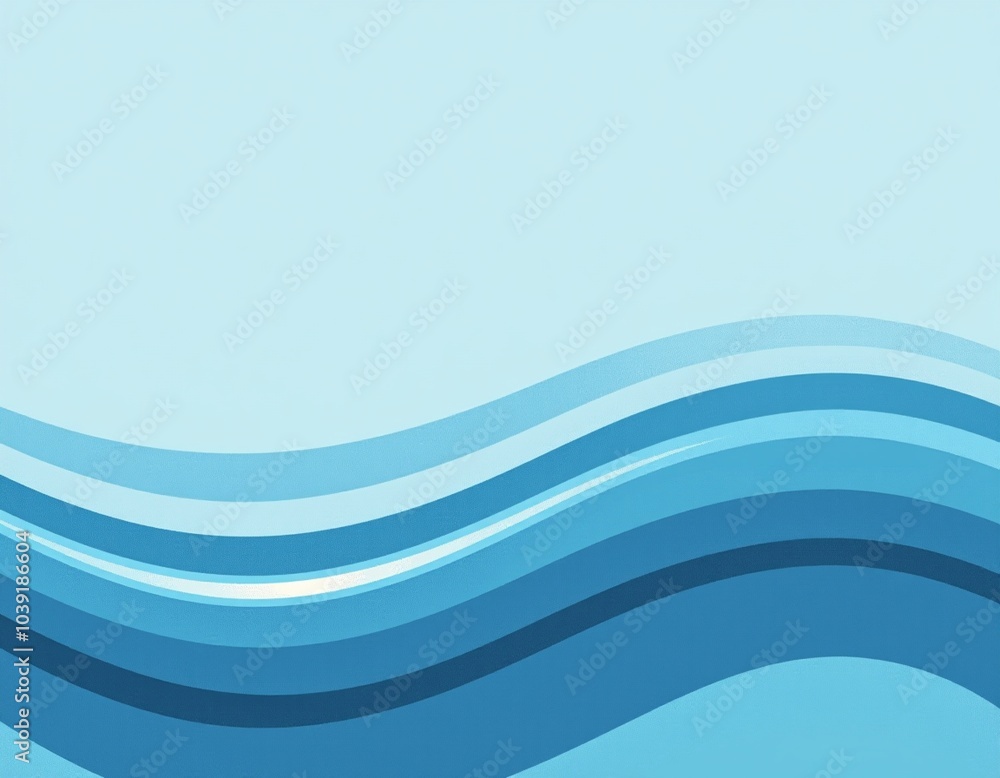 there is a blue and white wave pattern on a light blue background there is a blue and white wave pattern on a light blue background