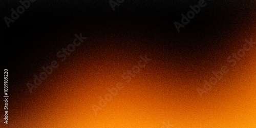 Orange black gradient with noise texture suitable for backgrounds