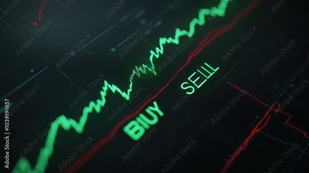 Stock Market Chart with Buy and Sell Signals Stock Market Chart with Buy and Sell Signals