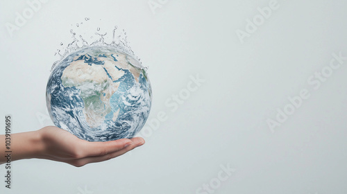 Protect Our Planet: A hand ...