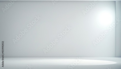 White gray studio abstract background with smooth lines, shadows 8