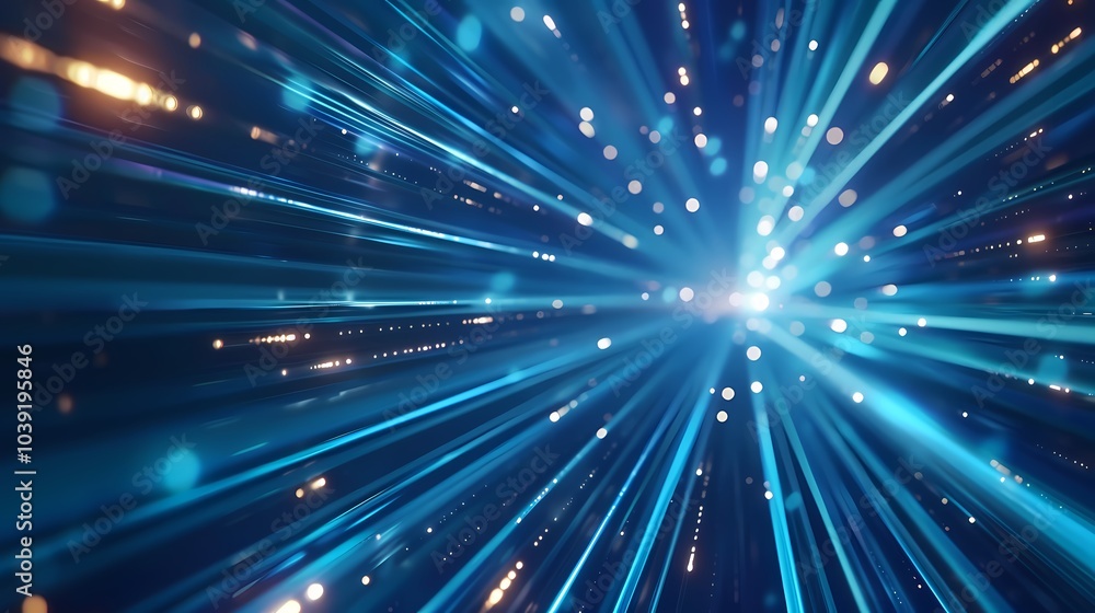 Digital technology blue abstract luminous light speed poster web page PPT background Digital technology blue abstract luminous light speed poster web page PPT background