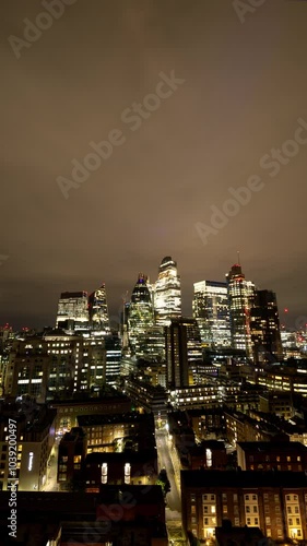 Wallpaper Mural city of london skyscraper skyline vertical Torontodigital.ca