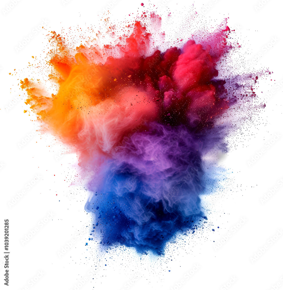 Vibrant colors explode Vibrant colors explode