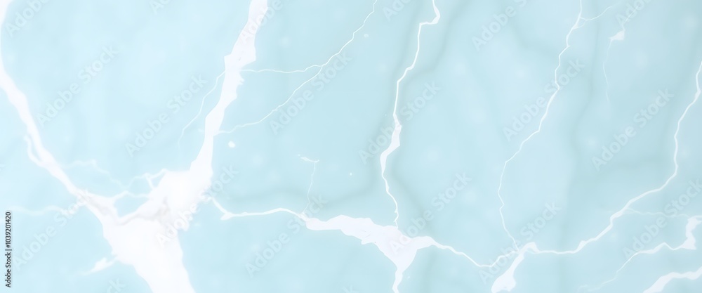 Obraz premium Turquoise Marble with White Veins Background