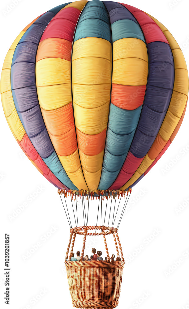 Obraz premium Colorful hot air balloon