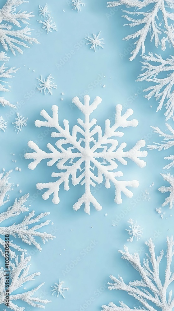 Snowflake Wallpaper,generated by AI Snowflake Wallpaper,generated by AI