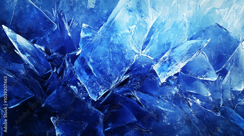 Abstract blue ice background with cracks. Abstract blue ice background with cracks.