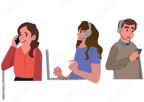 girls and women in various situations