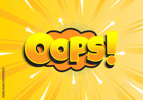 vector oops editable text effect