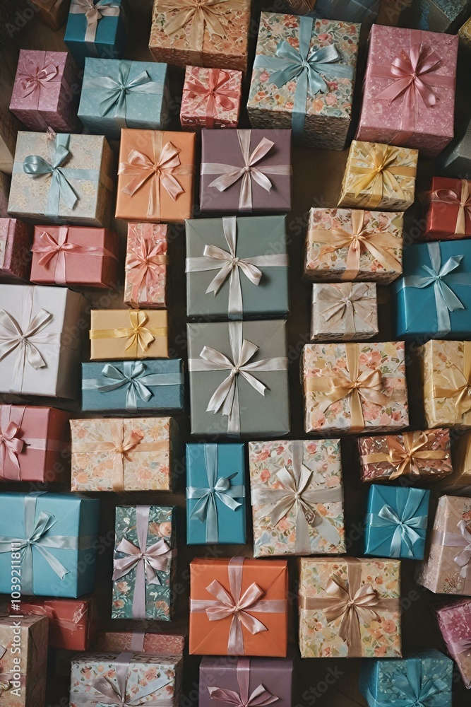 Obraz premium Gift box stack