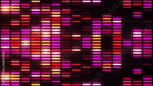 Neon Equalizer Light Flashing Loop