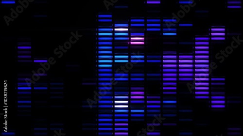 Music neon equalizer flashing vj background loop

