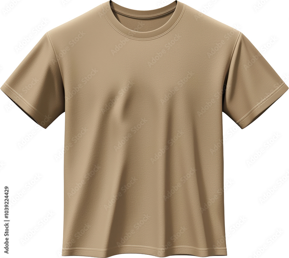 Plain Tan T-Shirt Plain Tan T-Shirt