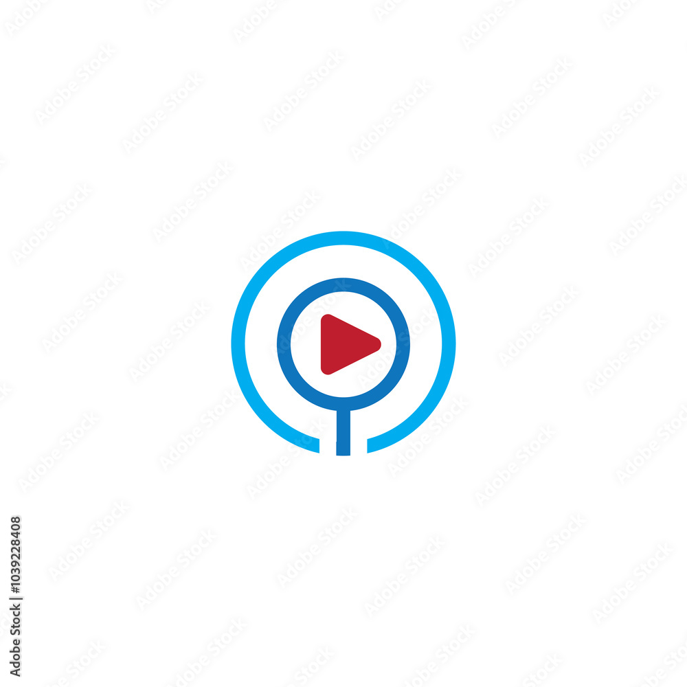 youtube search web logo vector line circle design youtube search web logo vector line circle design