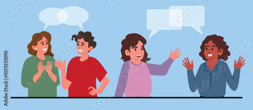 girls and women in various situations