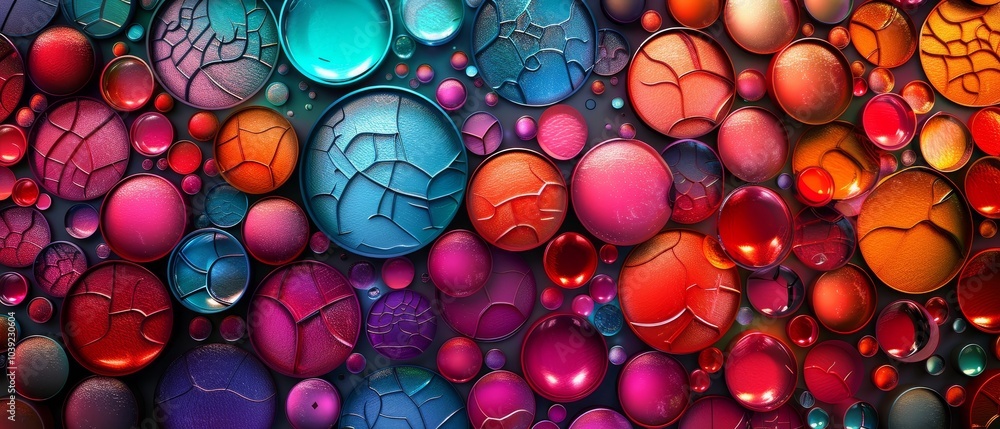 Vibrant Polka Dot Abstract Design Background Vibrant Polka Dot Abstract Design Background