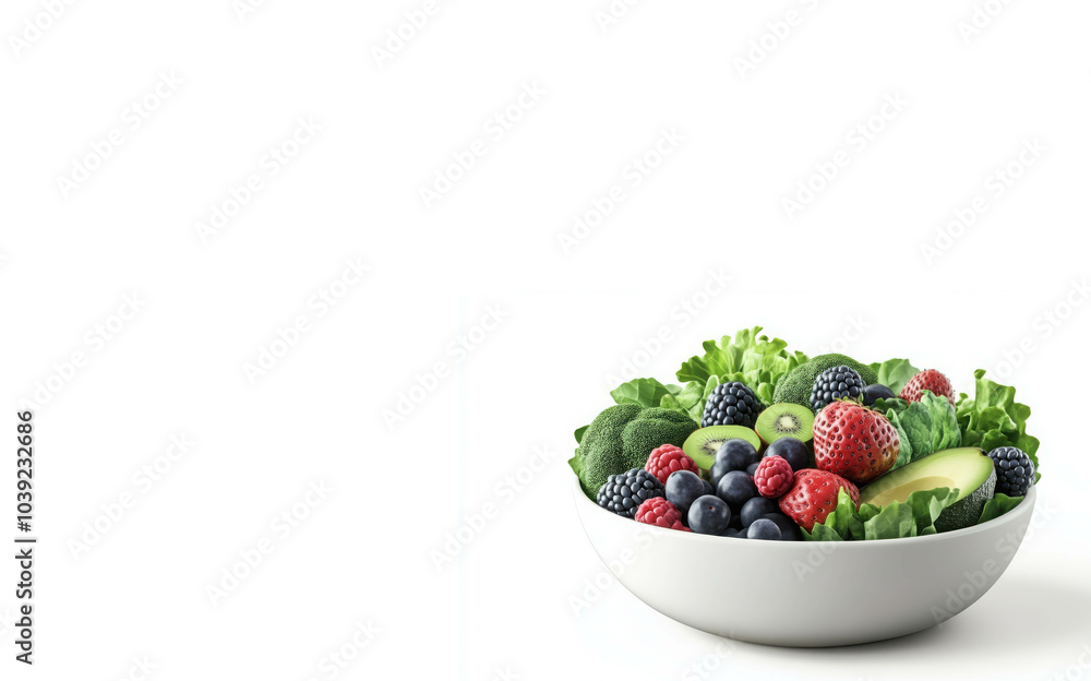 Vibrant Berry and Avocado Salad Bowl Vibrant Berry and Avocado Salad Bowl
