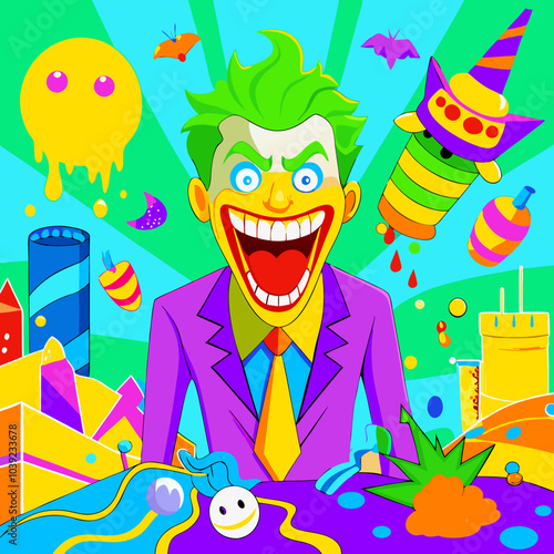 Clown Makes Funny Face