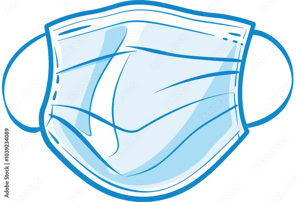 Blue medical face mask Blue medical face mask