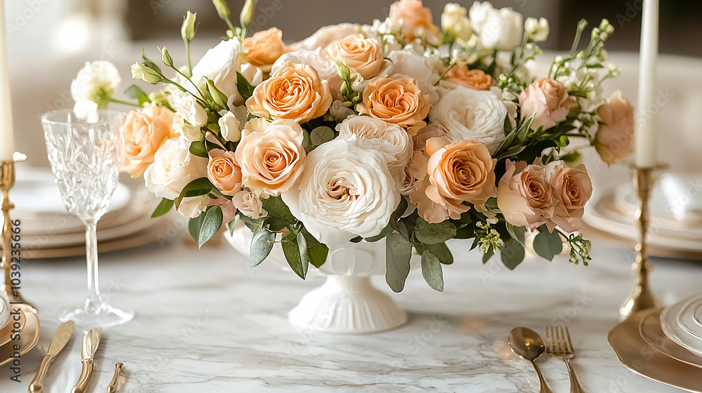 A simple vase of flowers elevates the entire look of the dining table.
A simple vase of flowers elevates the entire look of the dining table.